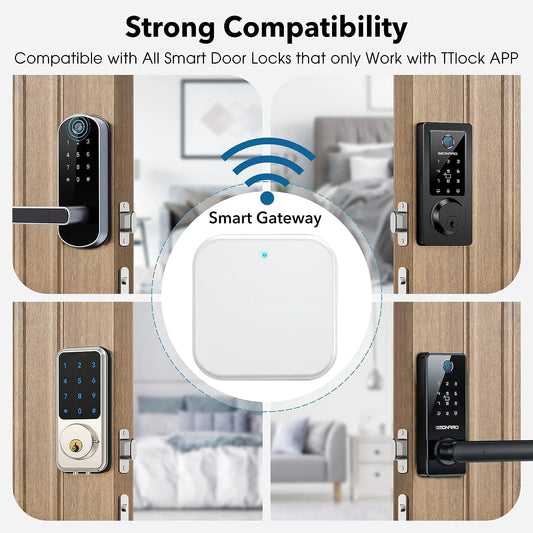 TTLock G3 Wired Gateway Hub Smart Home Bridge For TTLOCK APP Smart Door Lock Remote Unlock Voice Control for Alexa Google
