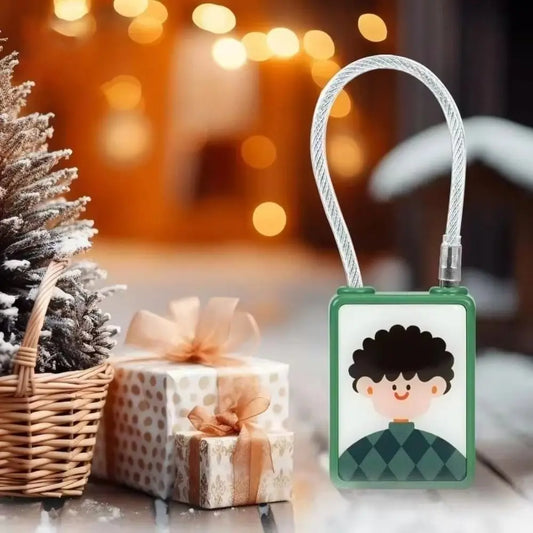 Waterproof Fingerprint Padlock Flexible Steel Rope Anti-Cut Smart Biometric Padlock Anti-Theft Durable Design 2-in-1 Lock