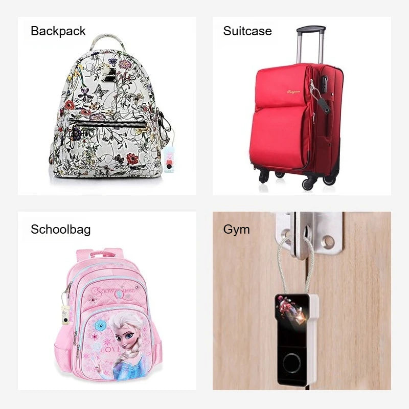 Convenient Padlock Pure Fingerprint Unlock Student Dormitory Smart Lock Backpack Suitcase Schoolbag Gym Fingerprint Mini Lock