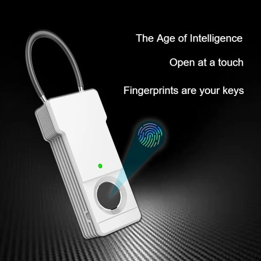 Convenient Padlock Pure Fingerprint Unlock Student Dormitory Smart Lock Backpack Suitcase Schoolbag Gym Fingerprint Mini Lock
