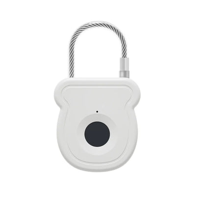 Keyless Waterproof Smart Padlock ABS Material USB Charging Fingerprint Lock Portable 0.5sec Unlock Rechargeable Padlock Drawer